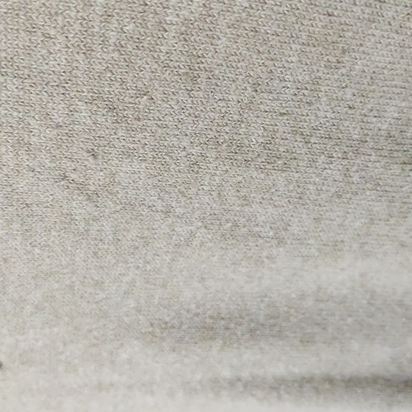 Zara| Tan Short Sleeve V-Neck Sweater Cotton Nylon Blend - Picture 3 of 9